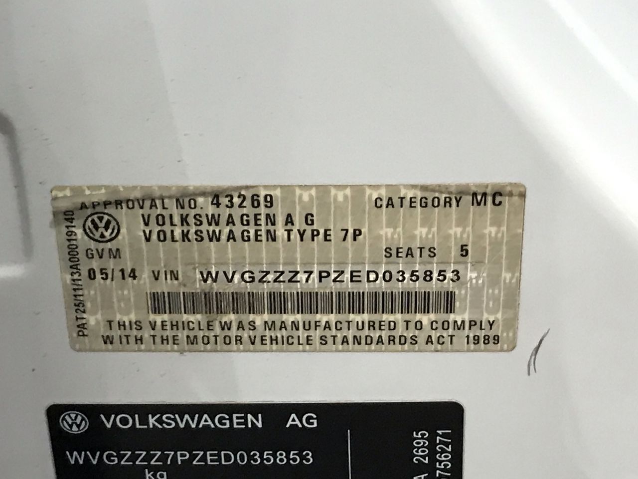 1200mm Broom Attachment to suit 3T Excavator(Unused)