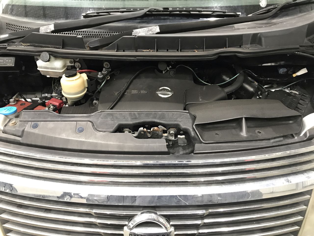 Rhodium Plated 5 Ring Lucky Charm Necklace