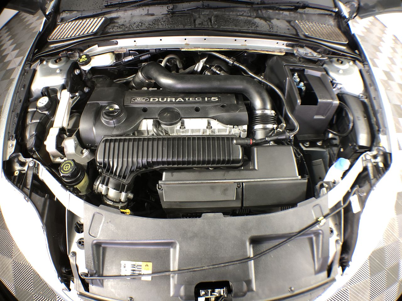 Designer Blue Green Love Heart Necklace & Earring Set in Silver