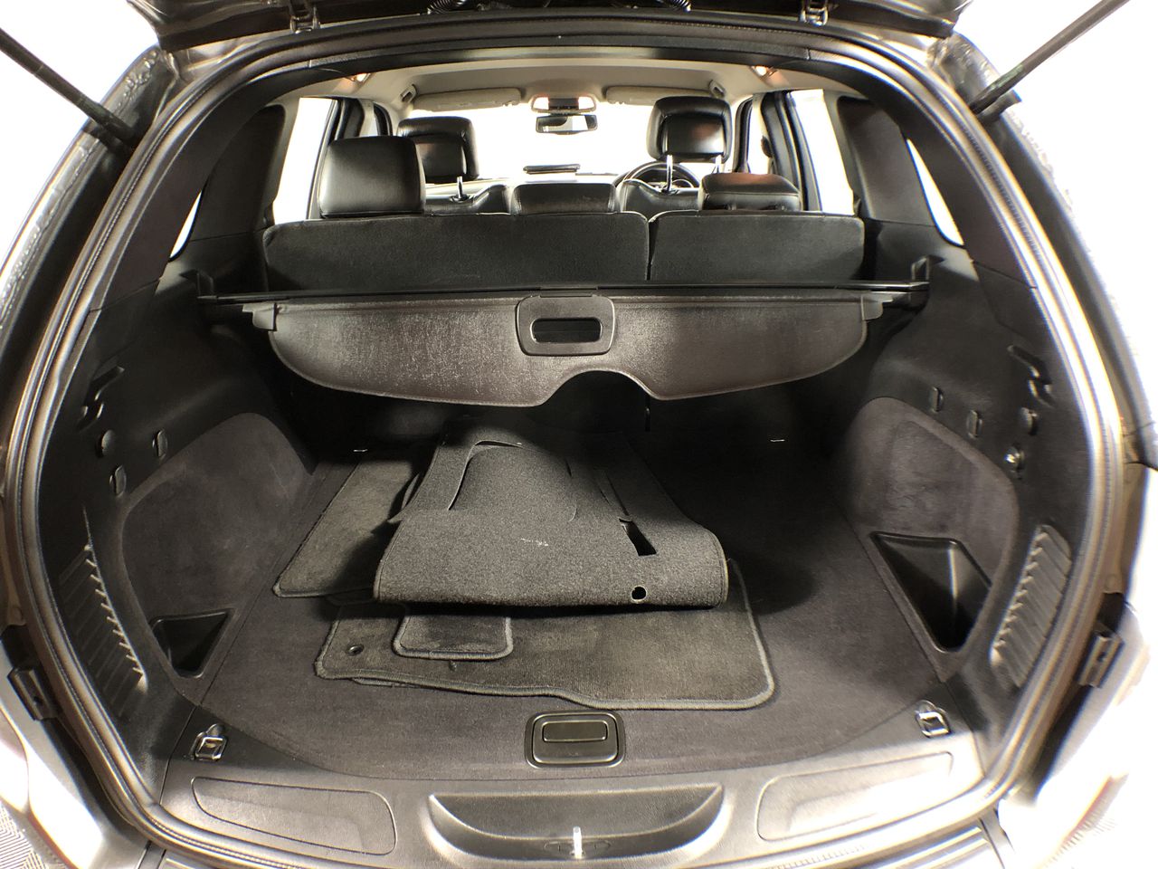 Navy Studded Leather Bracelet with Stainless Steel Clasp