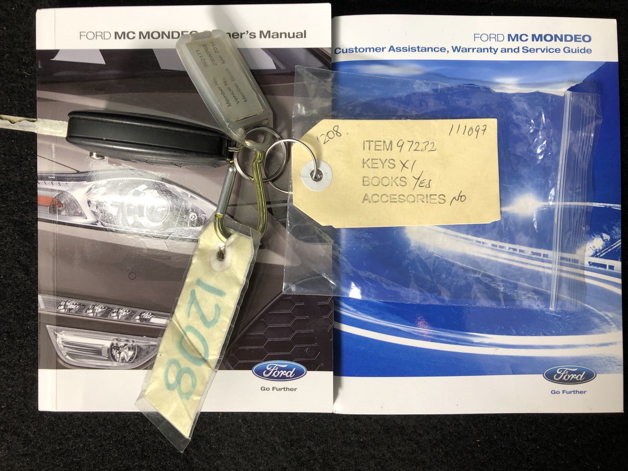 BIJ'OR - Double Drop White, Black Genuine Freshwater Pearl Earrings,RRP$59