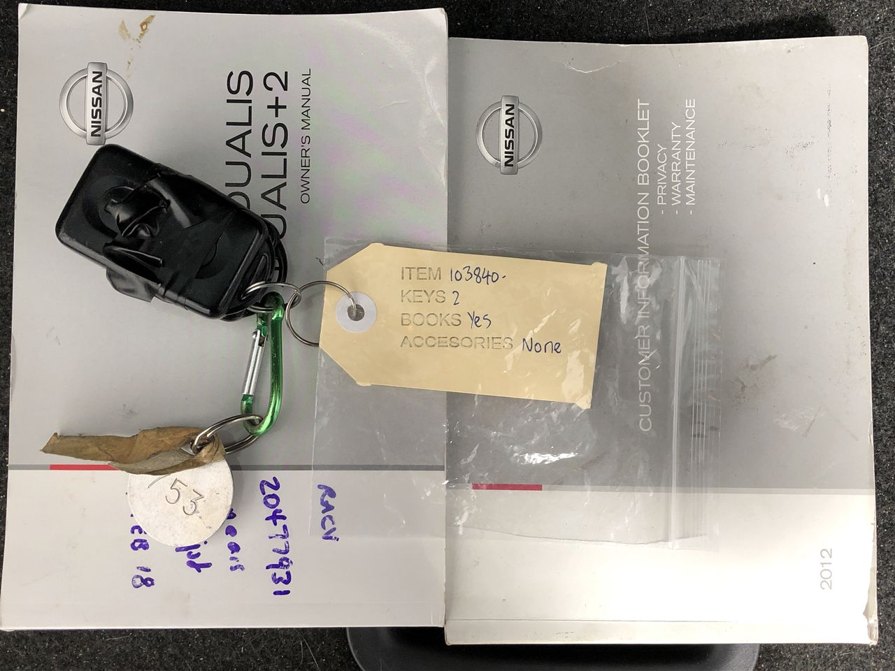 BIJ'OR - Purple Pearl Stud Earrings with Simulated Diamonds in Gold RRP $59