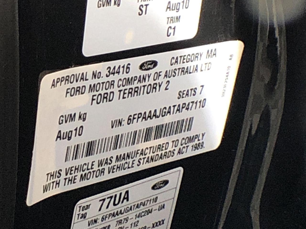 Thomson Estate Private Selection Shiraz 2021 (12x 750mL) Clare Valley