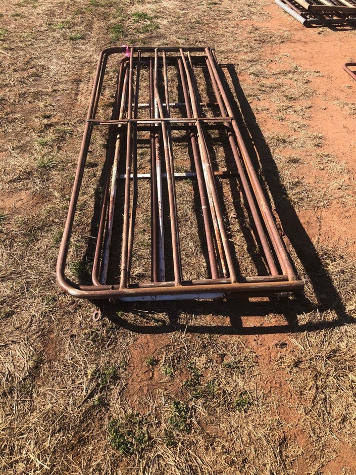 Galvanised Steel Spear Fence (Unused)