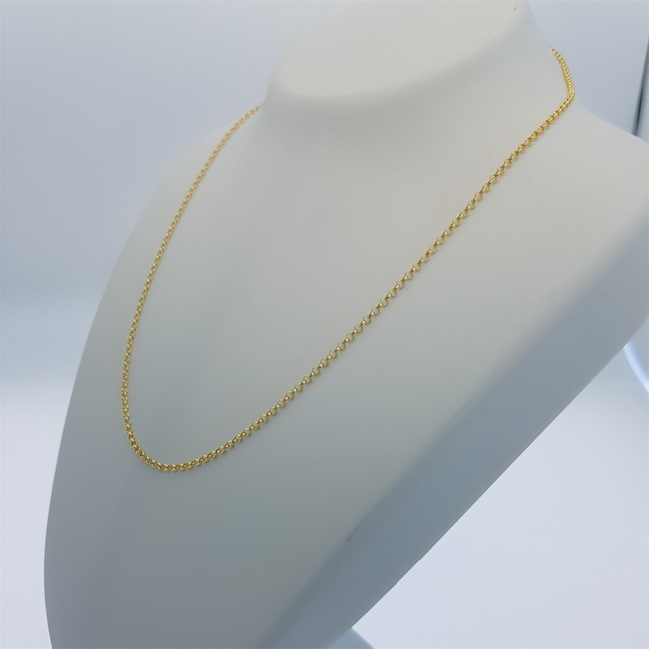 18K/Italy Stamped Rose Gold Filled Chain -55MM-10mm