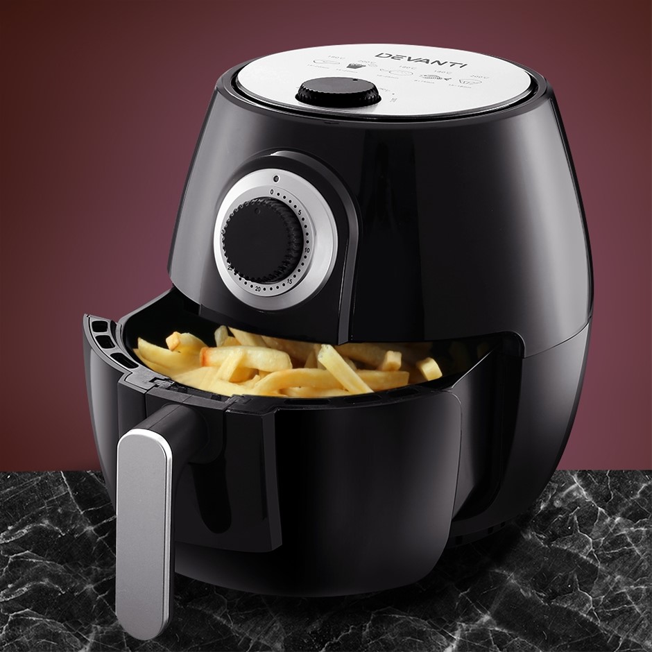Devanti Air Fryer 4L Oil Free Oven Airfr