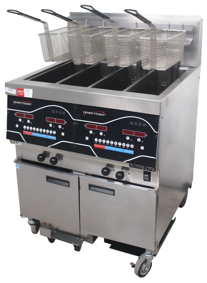 HENNY PENNY EVOLUTION ELITE ELECTRIC SPLIT DOUBLE PAN DEEP FRYER WI