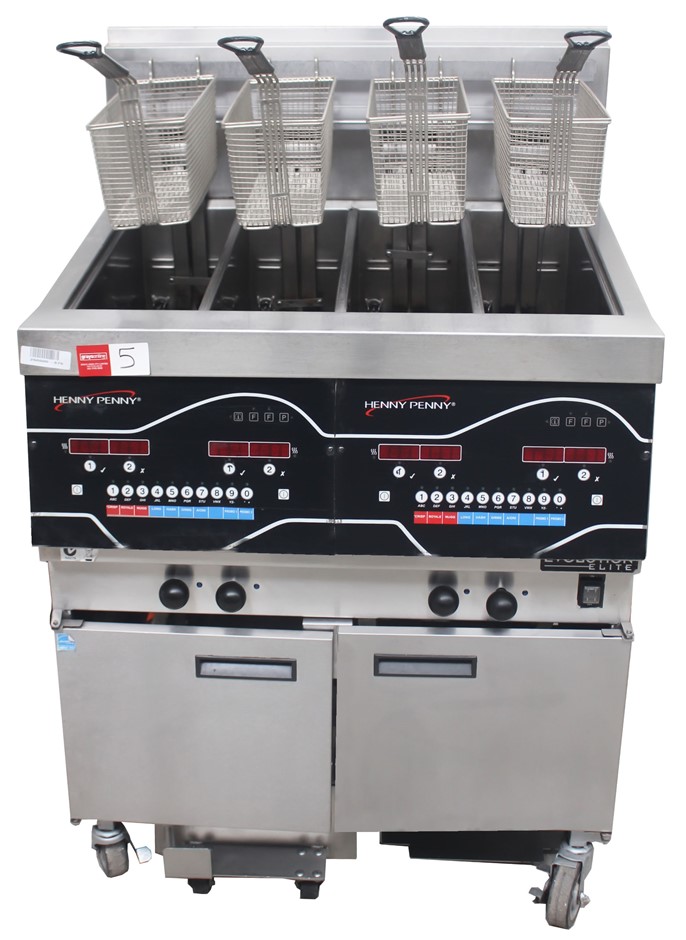 HENNY PENNY EVOLUTION ELITE ELECTRIC SPLIT DOUBLE PAN DEEP FRYER WI Auction (00055041258