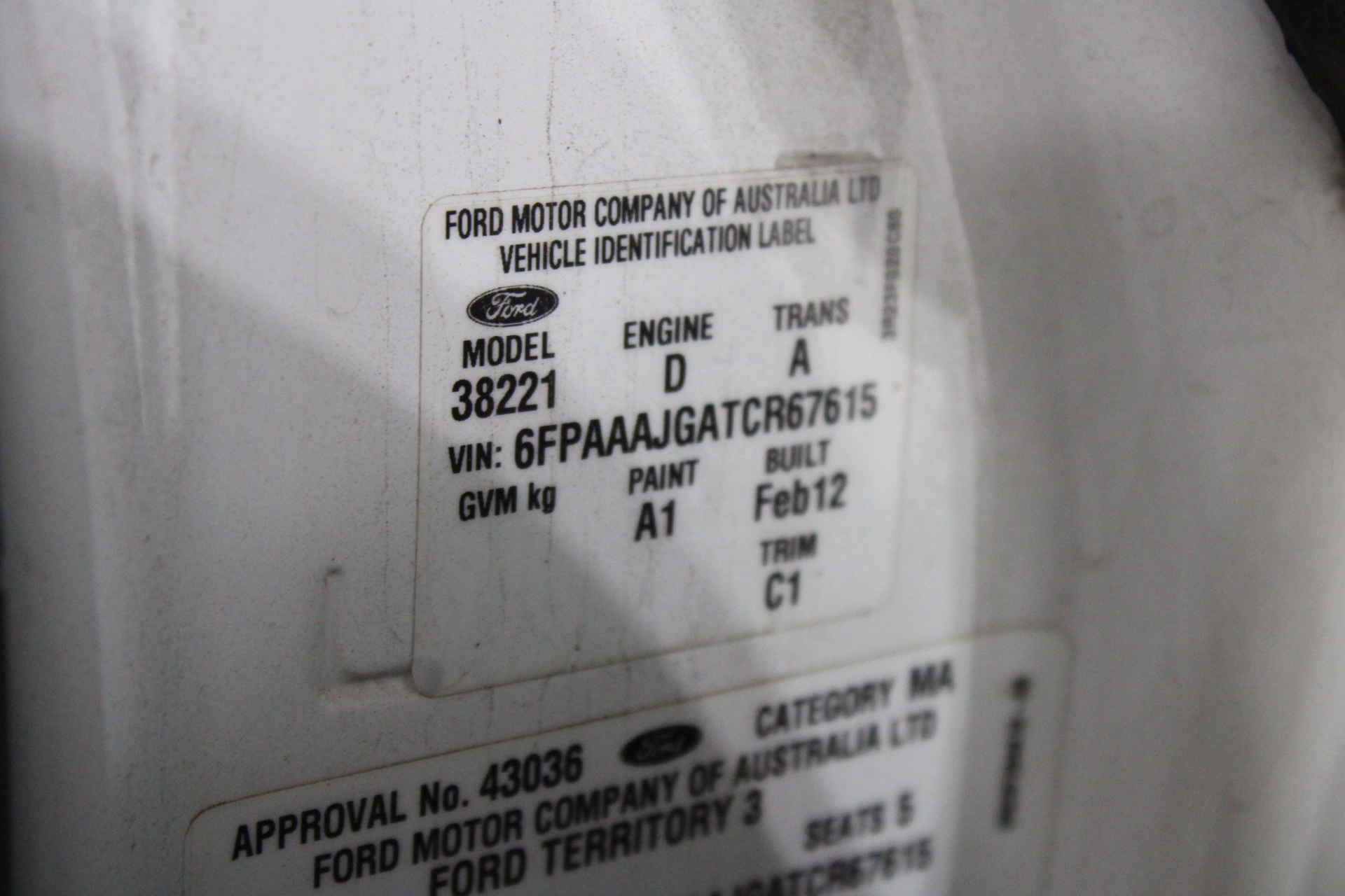 2013 Ford Focus Ambiente Petrol
