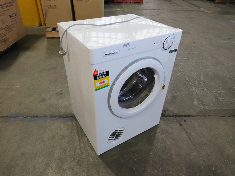 SIMPSON CLOTHES DRYER 5KG SDV501 Auction (00075041445) Grays Australia