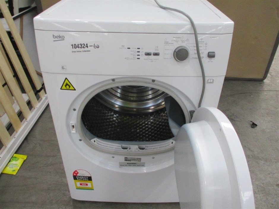Beko DV6120X Dryer (6kg) Auction (00643017320) Grays Australia