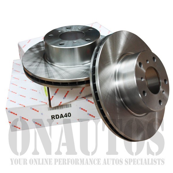 Buy MONARO CV6 CV8 std caliper 01-04 Front Disc Brake Rotors RDA40 ...