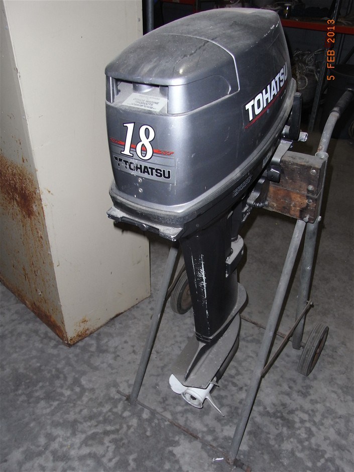 Tohatsu 18hp outboard motor Auction (00365005856) Grays Australia