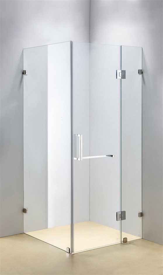 1000 x 900mm Frameless 10mm Glass Shower