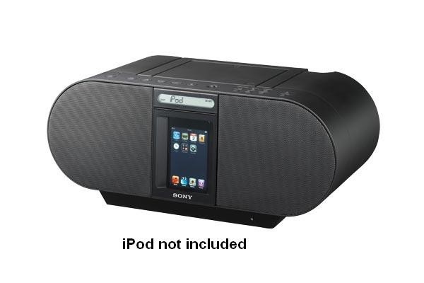 Sony ZSS4IPB CD Boom Box with iPod and i