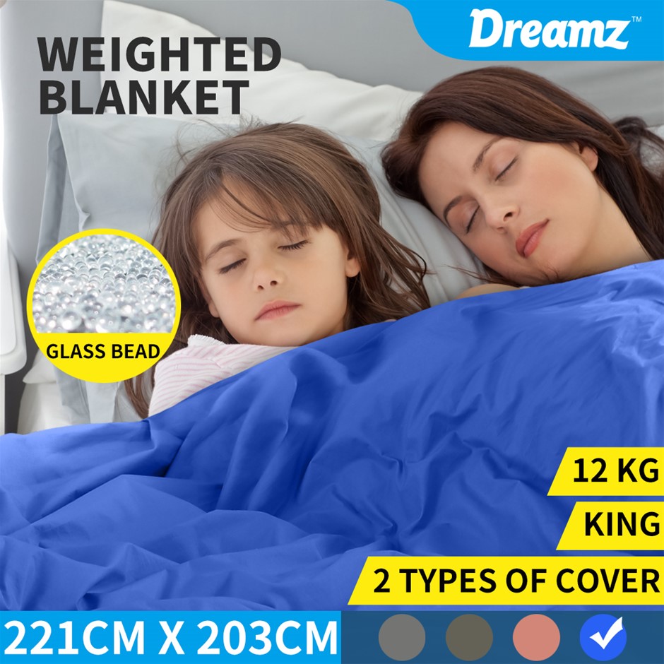 DreamZ Weighted Blanket 12KG Heavy Gravi