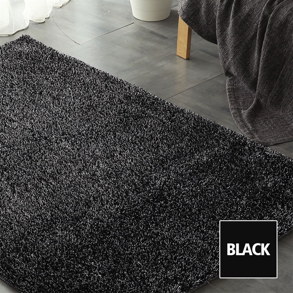 New Designer Ultra Soft Shag Shaggy Floor Confetti Rug Carpet Anti-Slip Design 