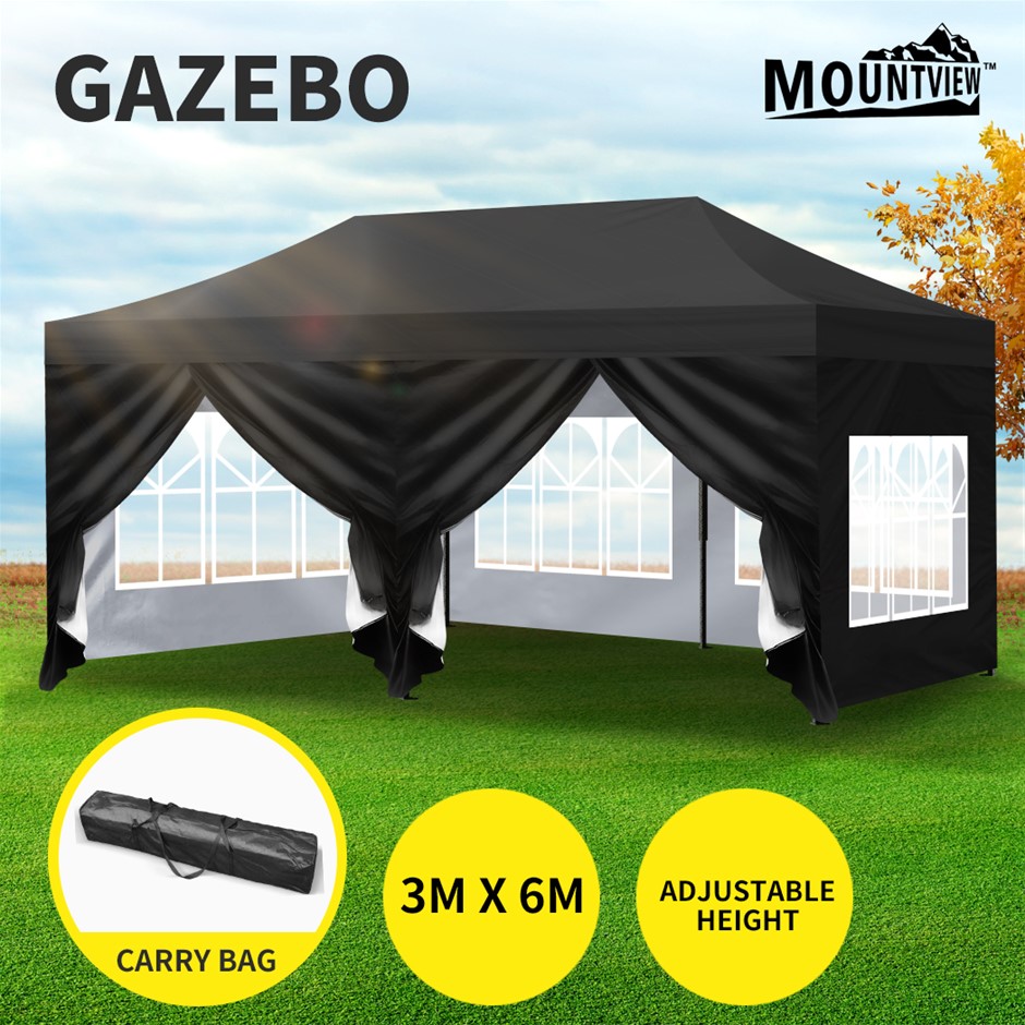 Mountview Gazebo Pop Up Marquee 3x6 Outd