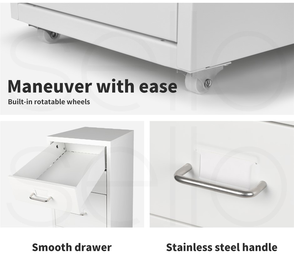 Buy Metal File Steel Orgainer With 4 Drawers Office Furniture