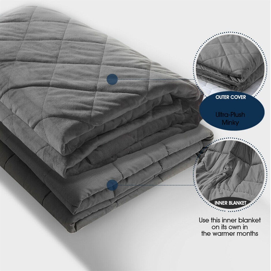 Buy DreamZ 9KG Adults Size Anti Anxiety Weighted Blanket Gravity