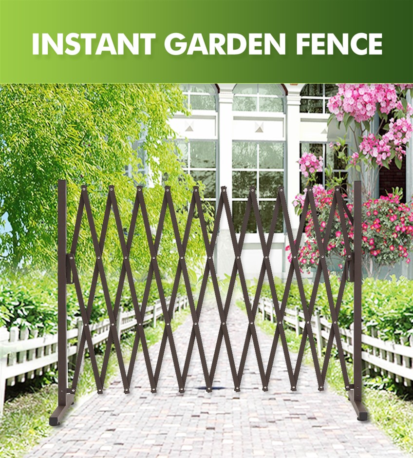 Buy Expandable Metal Steel Safety Gate Trellis Fence Barrier Traffic ...