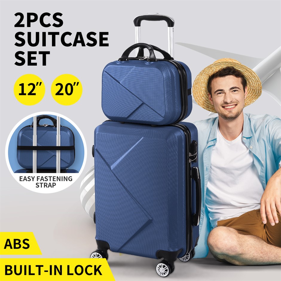 Luggage set discount with vanity case