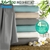 DreamZ 4 Pcs Natural Bamboo Cotton Bed Sheet Set in Size Queen Bluish Grey