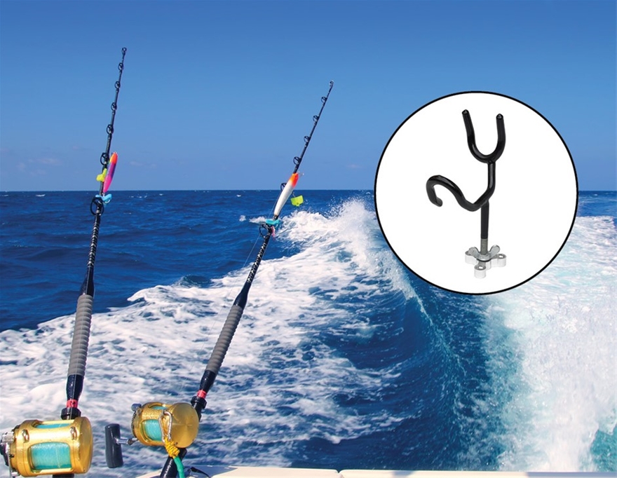 Buy 4PC Boat 20 Degree Angle Fishing Pole Rod Holder Mount
