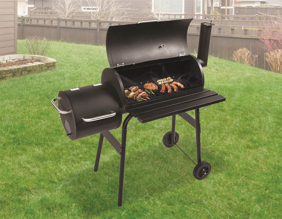 BBQ Smoker Charcoal Grill Roaster Portab
