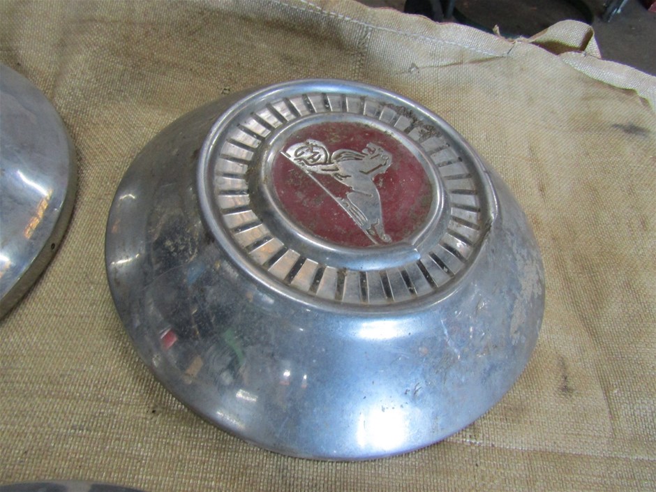 Set of 4 FJ Holden Hub caps Auction (00425042380) Grays Australia
