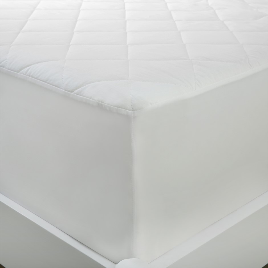 Buy Dreamaker Quilted Cotton Cover Mattress Protector Queen Bed Grays