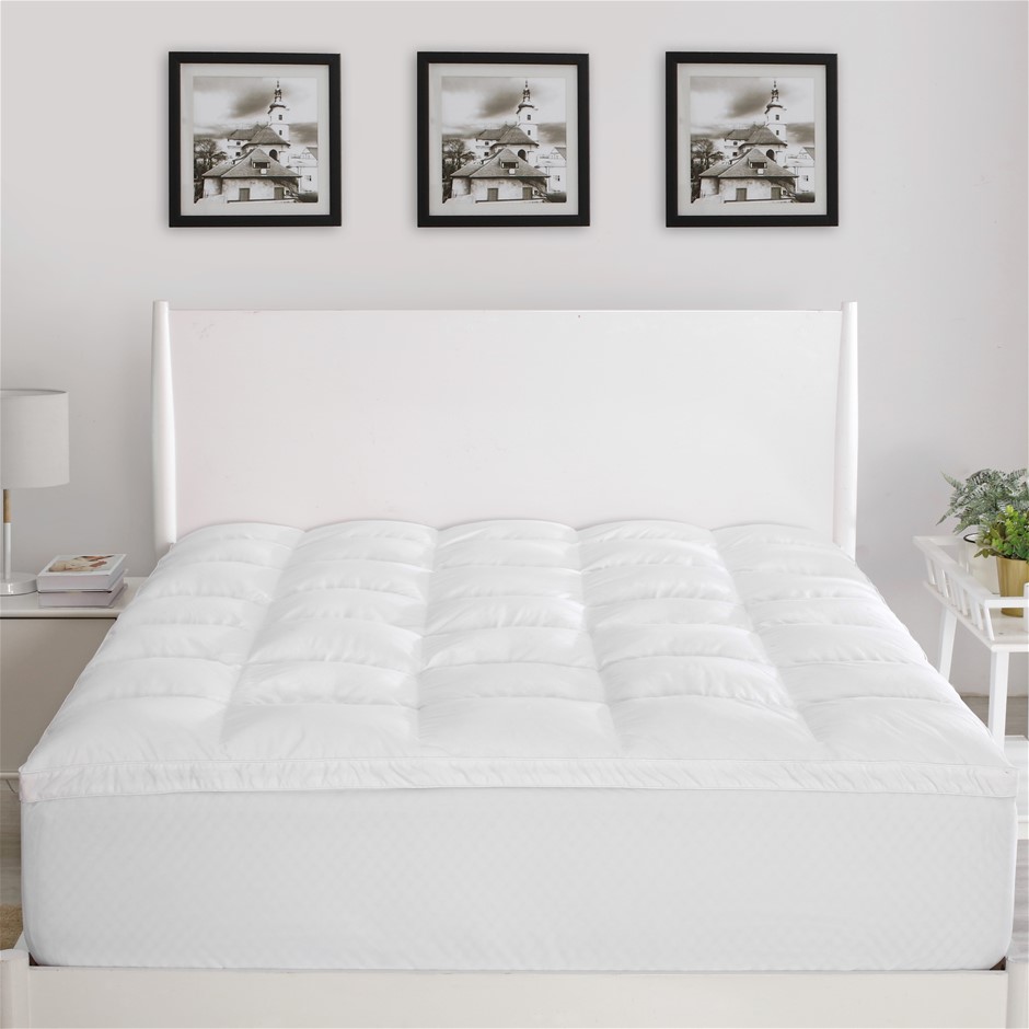 Buy Dreamaker 1200gsm Down Fibre/Feather 2Layer Mattress Topper Super