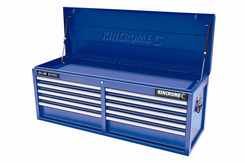 Kincrome Tool Chest 10 Drawer Blue Steel
