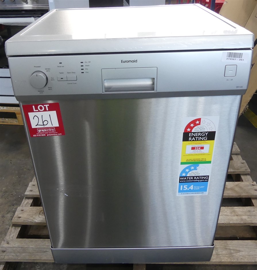 Euromaid 60cm Freestanding Dishwasher (DR14S) Auction (00112181678