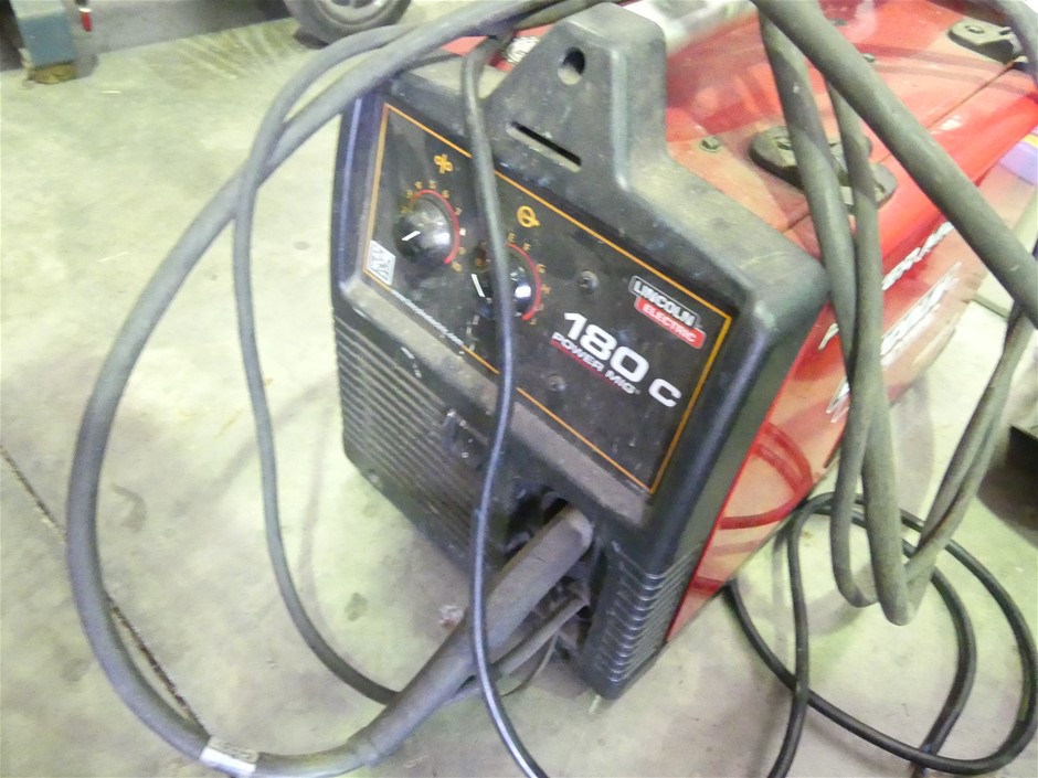 Lincoln Electric 180C Power Mig Portable Mig Welder Auction (0012