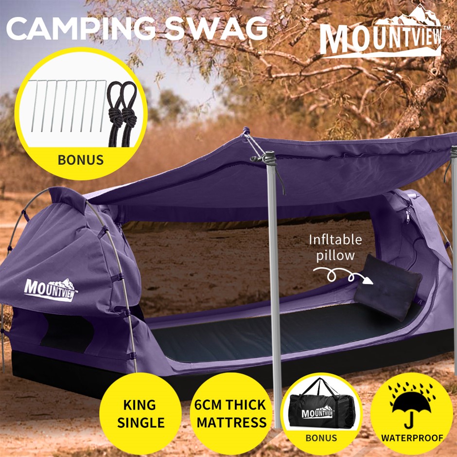 Mountview King Single Swag Camping Swags