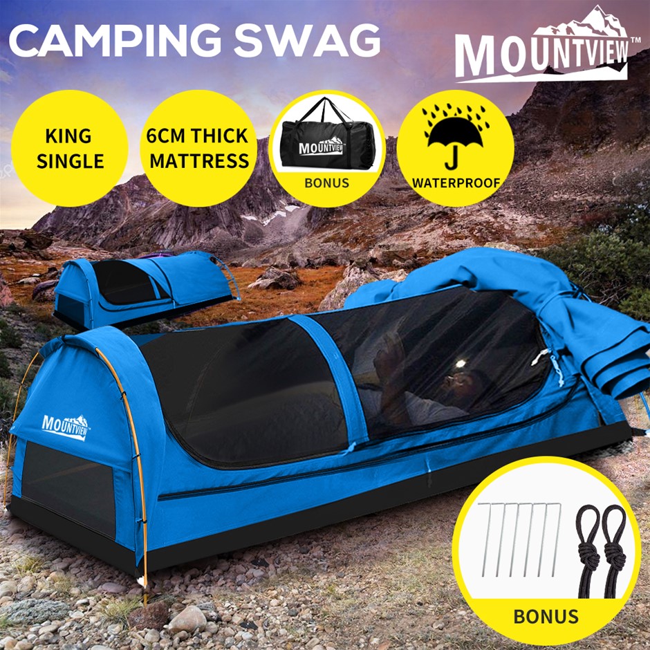Mountview King Single Swag Camping Swags