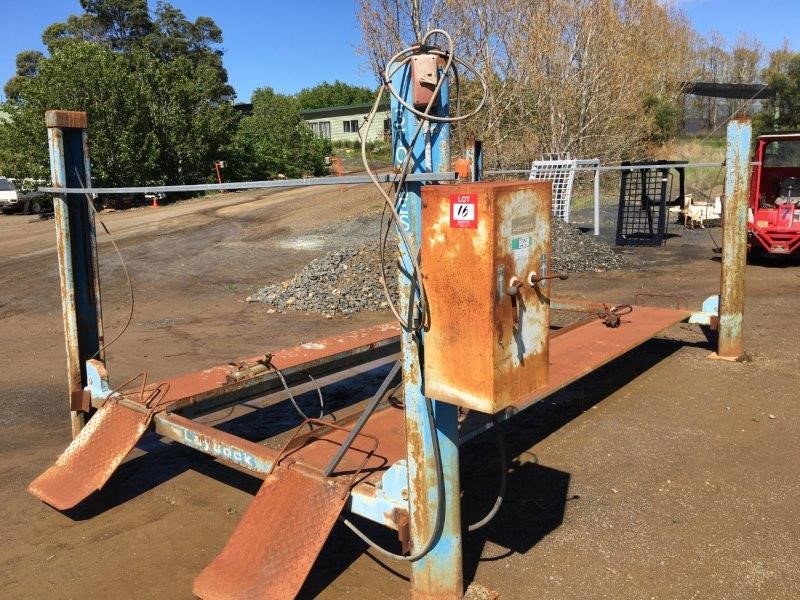 Laycock 4 Post Vehicle Hoist Auction (00163017644) Grays Australia