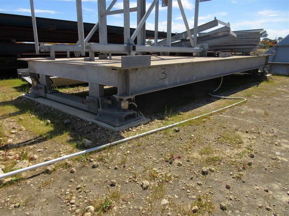 Solar Powered Container Weighing Platform - 20ft