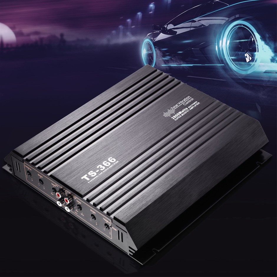 2800W PowerVox Car Amplifier 4 Channel A