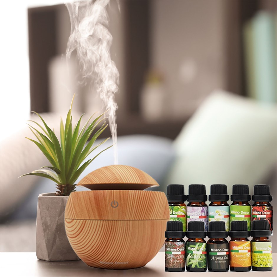 Milano - USB Diffuser + 10 PK Oil - Ligh