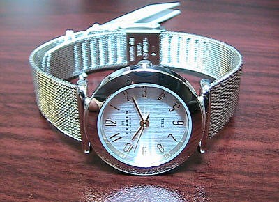 Women's Skagen Two Tone Mesh Watch 107SG