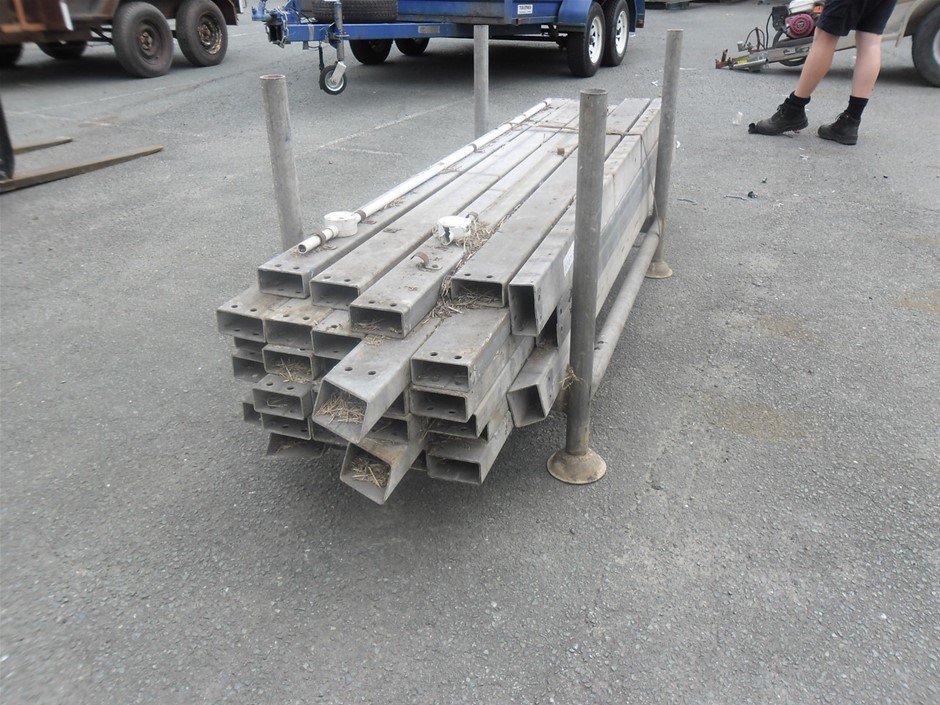 32 Lengths of Steel RHS 100 x 50 - wt 3mm Auction (0012-7028850 ...