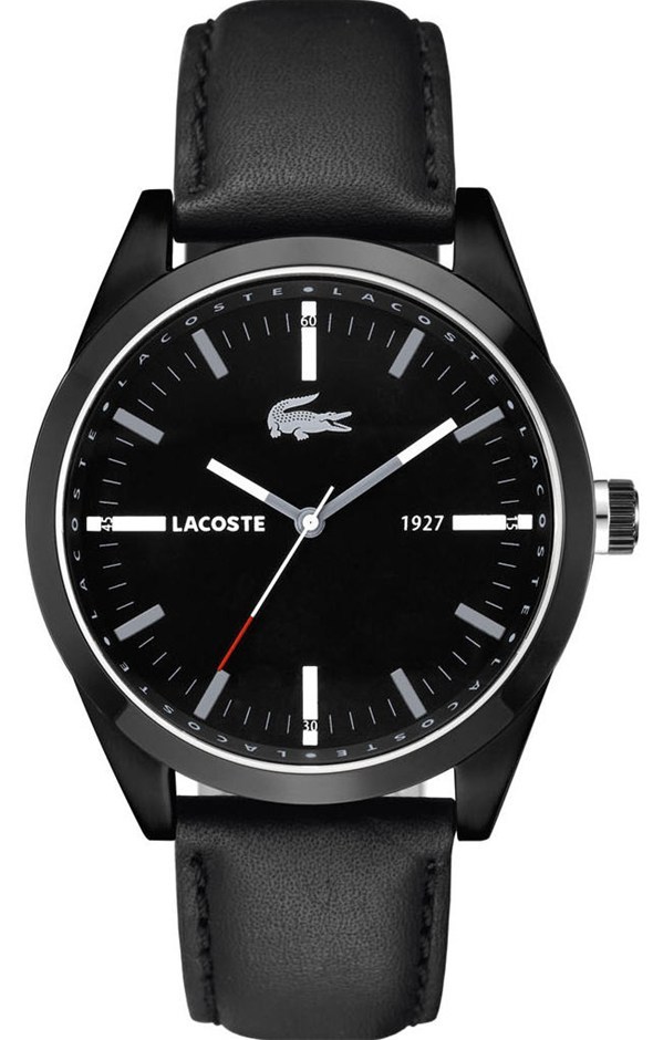 Buy Men's Lacoste Montreal Black IP Watch 2010598 Grays Australia