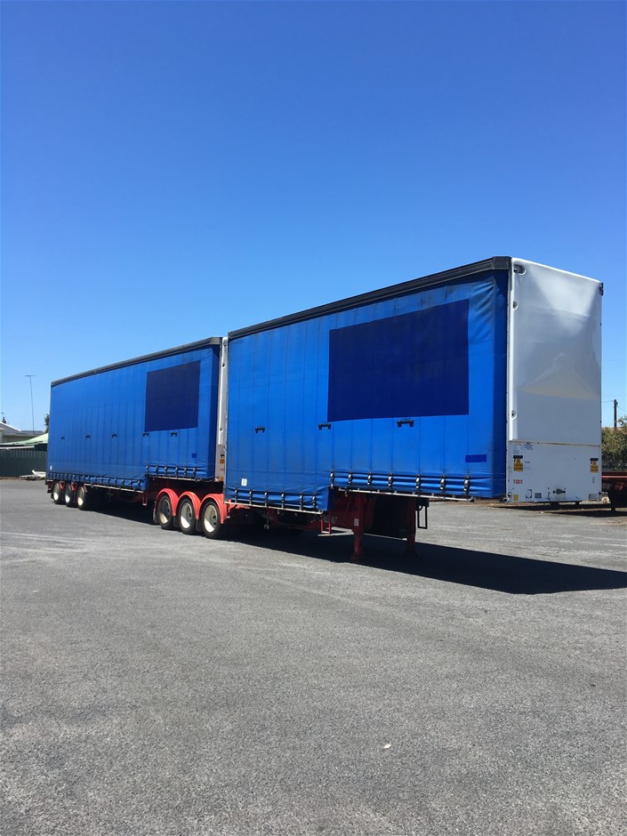 2013 Vawdrey VBS3 A & B Double Combination Trailer (Mount Gambier, SA