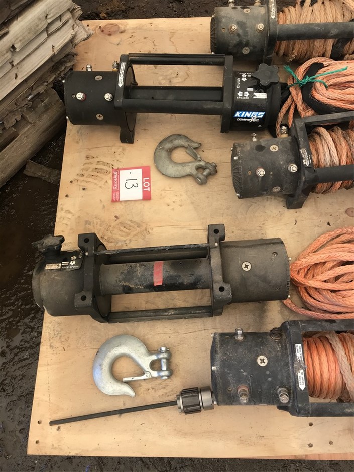Qty 5 x Adventure Kings Domin8r 4WD Winches Auction (00137029335