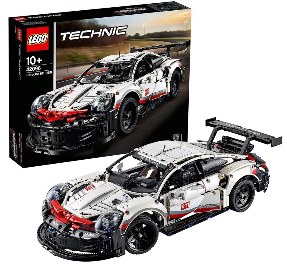 LEGO Technic Porsche 911 RSR Sports Car Set 42096, 10Yrs+, Race Car Advance