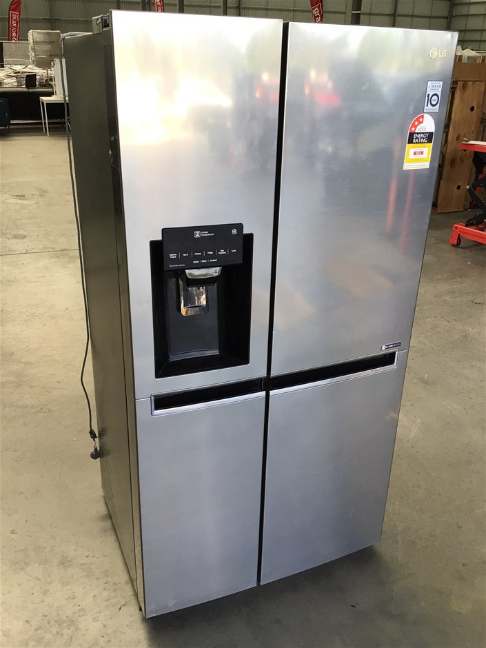 LG 668L Side By Side Fridge Model GSL668PNL Auction (00273018314