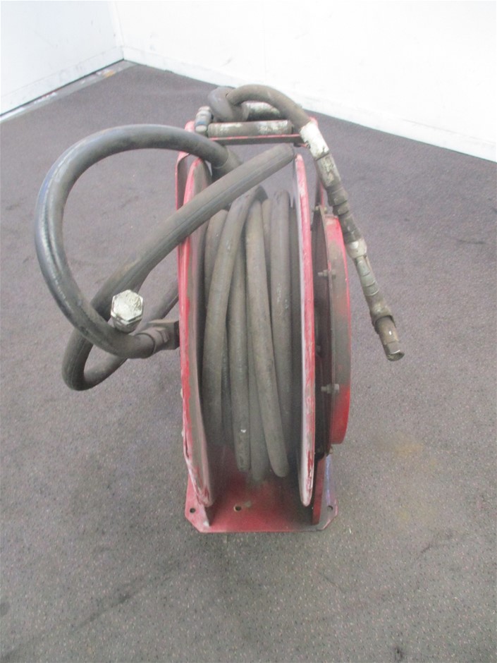 Alemite HP Grease Gun Hose Reel Pneumatic Auction (00267029914) Grays Australia