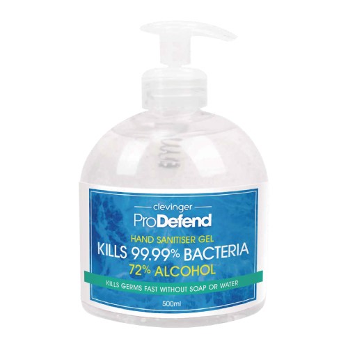 500ml Hand Sanitizer Gel 72% Alcohol